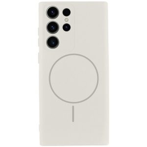 Чохол для Samsung Galaxy S24 Ultra з MagFit сіліконовий Cover Lakshmi Full Camera молочний