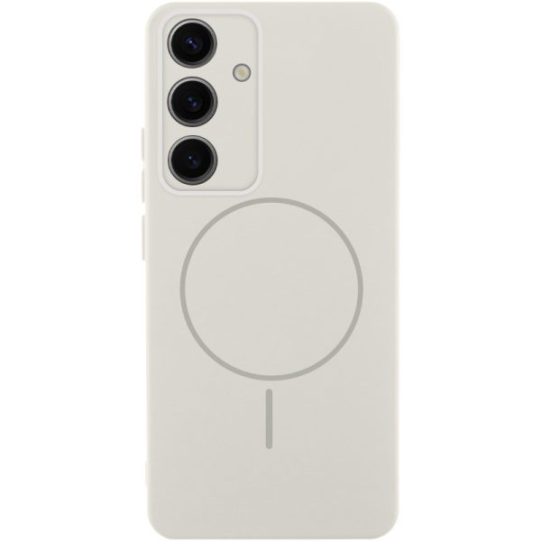 Чохол для Samsung Galaxy S25 з MagFit сіліконовий Cover Lakshmi Full Camera молочний
