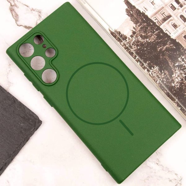 Чохол для Samsung Galaxy S25 Ultra з MagFit сіліконовий Cover Lakshmi Full Camera зелений - Зображення 3