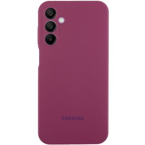 Чохол для Samsung Galaxy A15 4G з Logo сіліконовий Cover Lakshmi Full Camera бордовий