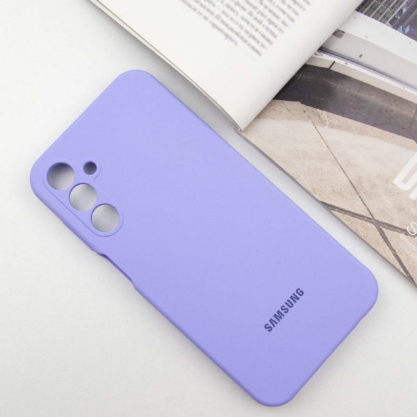 Чохол для Samsung Galaxy A15 4G з Logo сіліконовий Cover Lakshmi Full Camera бузковий - Зображення 2