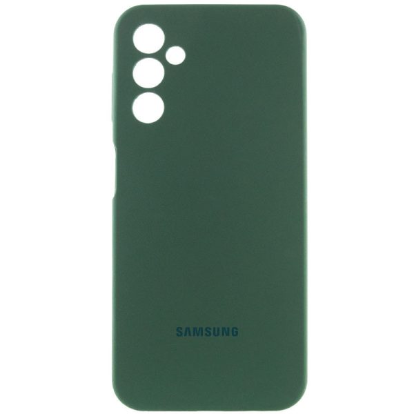 Чохол для Samsung Galaxy A15 4G з Logo сіліконовий Cover Lakshmi Full Camera зелений