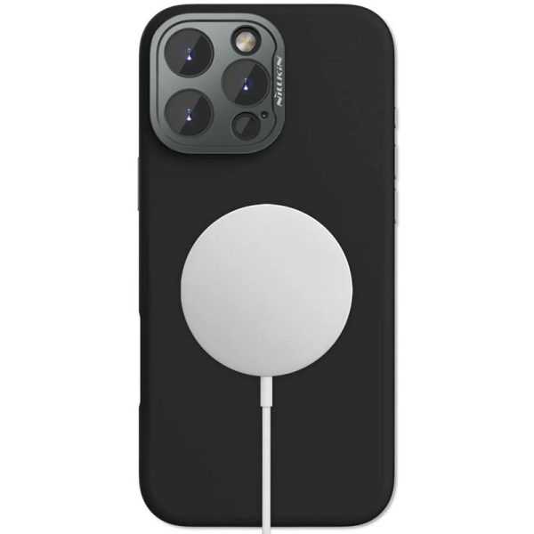 Чохол для iPhone 16 Pro Max сіліконовий Nillkin LensWing Prop Magnetic чорний - Зображення 2
