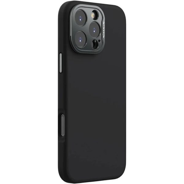 Чохол для iPhone 16 Pro Max сіліконовий Nillkin LensWing Prop Magnetic чорний - Зображення 3