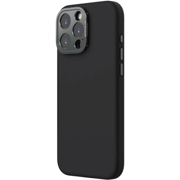 Чохол для iPhone 16 Pro Max сіліконовий Nillkin LensWing Prop Magnetic чорний - Зображення 4