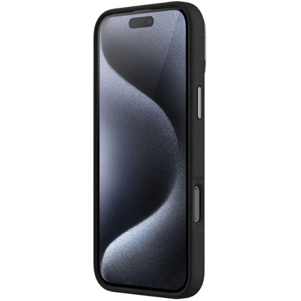 Чохол для iPhone 16 Pro Max сіліконовий Nillkin LensWing Prop Magnetic чорний - Зображення 5