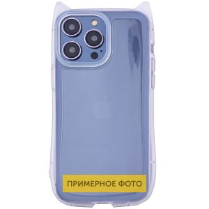 Чохол для iPhone 15 сіліконовий Cat прозорий