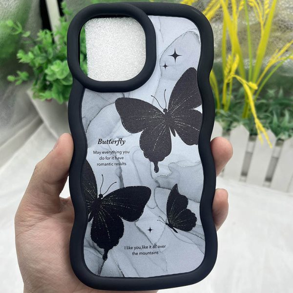 Чохол для iPhone 15 Pro сіліконовий Cloudy Pictures чорний - Зображення 2