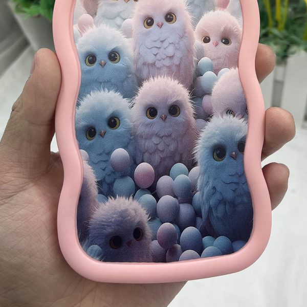 Чохол для Samsung Galaxy A15 4G сіліконовий Cloudy Pictures рожевий - Зображення 2