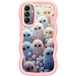 Чохол для Samsung Galaxy A16 4G сіліконовий Cloudy Pictures рожевий
