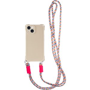 Чохол для iPhone 13 з straps сіліконовий CrossBody бежевий