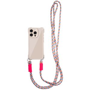 Чохол для iPhone 13 Pro з straps сіліконовий CrossBody бежевий