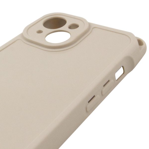 Чохол для iPhone 14 з straps сіліконовий CrossBody бежевий - Зображення 5
