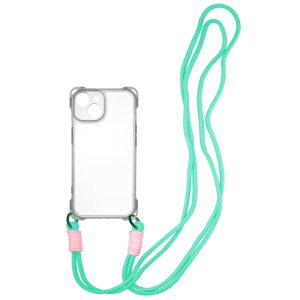Чохол для iPhone 15 з straps сіліконовий CrossBody прозорий