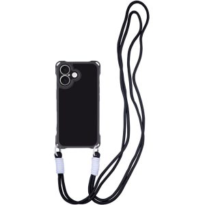 Чохол для iPhone 16 з straps сіліконовий CrossBody чорний