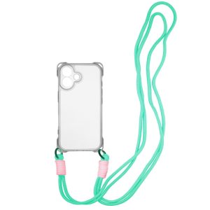 Чохол для iPhone 16 з straps сіліконовий CrossBody прозорий