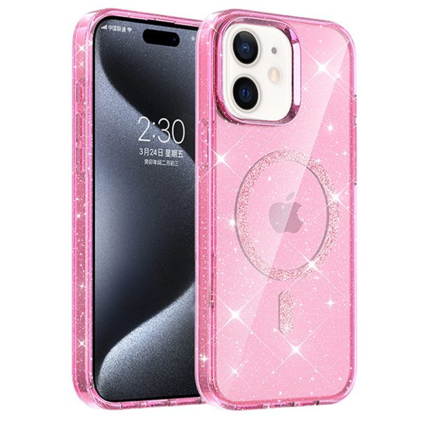 Чохол для iPhone 11 сіліконовий Eclipse Sparkle рожевий