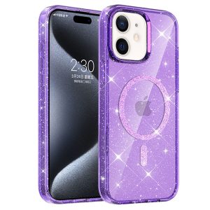 Чохол для iPhone 11 сіліконовий Eclipse Sparkle фіолетовий