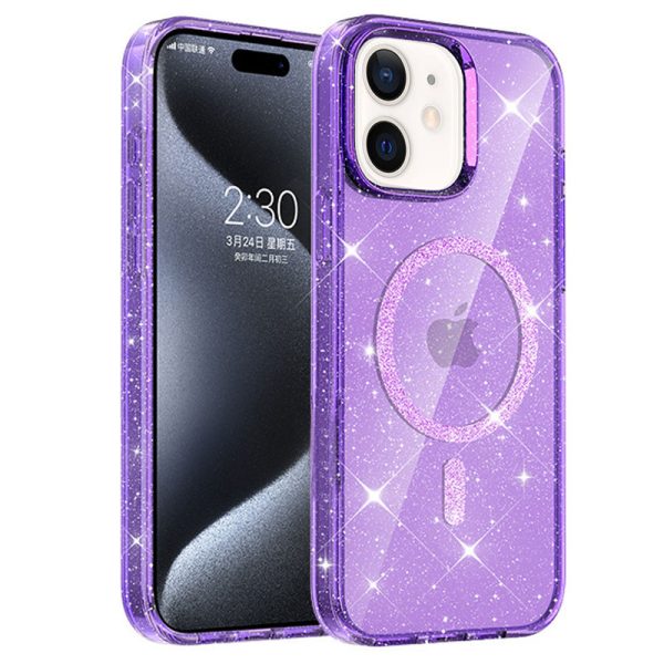 Чохол для iPhone 11 сіліконовий Eclipse Sparkle фіолетовий