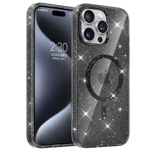 Чохол для iPhone 14 Pro сіліконовий Eclipse Sparkle чорний