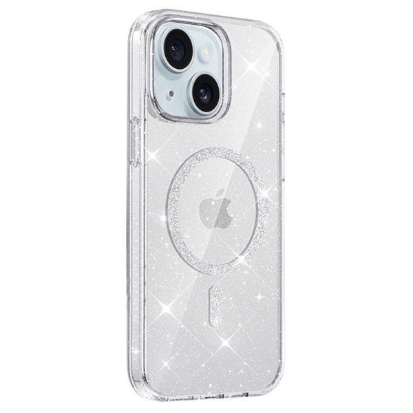 Чохол для iPhone 15 сіліконовий Eclipse Sparkle прозорий - Зображення 2