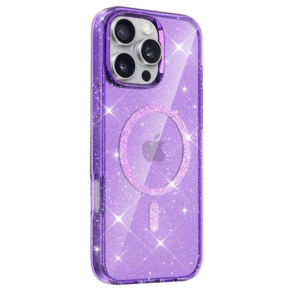 Чохол для iPhone 16 Pro сіліконовий Eclipse Sparkle фіолетовий - Зображення 2