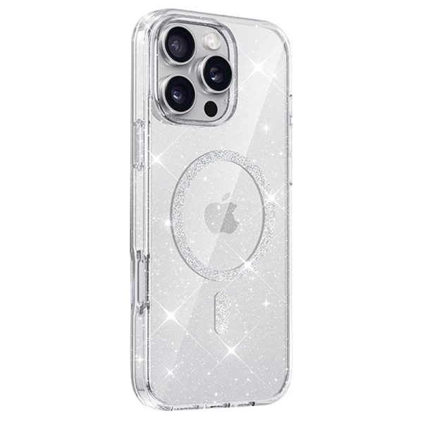 Чохол для iPhone 16 Pro Max сіліконовий Eclipse Sparkle прозорий - Зображення 8