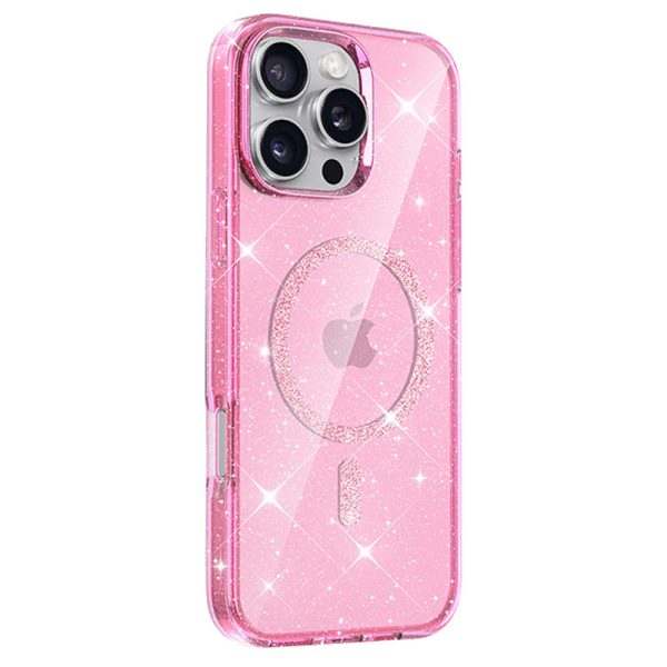 Чохол для iPhone 16 Pro Max сіліконовий Eclipse Sparkle рожевий - Зображення 2
