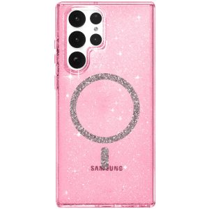 Чохол для Samsung Galaxy S24 Ultra сіліконовий Eclipse Sparkle рожевий