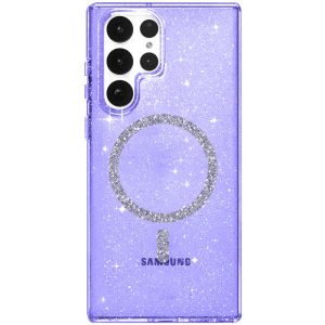 Чохол для Samsung Galaxy S25 Ultra сіліконовий Eclipse Sparkle фіолетовий