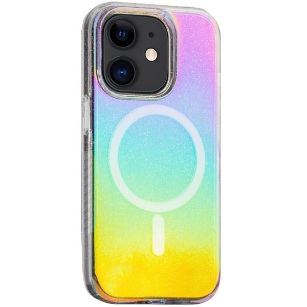 Чохол для iPhone 11 сіліконовий Galaxy Sparkle срібний