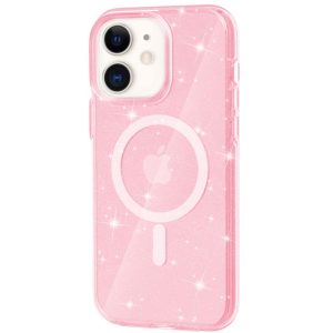 Чохол для iPhone 11 сіліконовий Galaxy Sparkle рожевий
