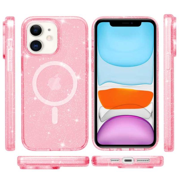 Чохол для iPhone 11 сіліконовий Galaxy Sparkle рожевий - Зображення 2