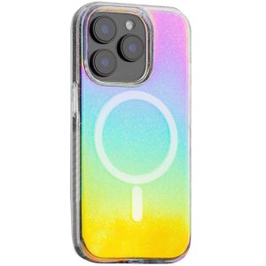 Чохол для iPhone 14 Pro сіліконовий Galaxy Sparkle срібний