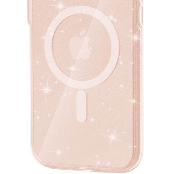 Чохол для iPhone 16 сіліконовий Galaxy Sparkle золотий - Зображення 4