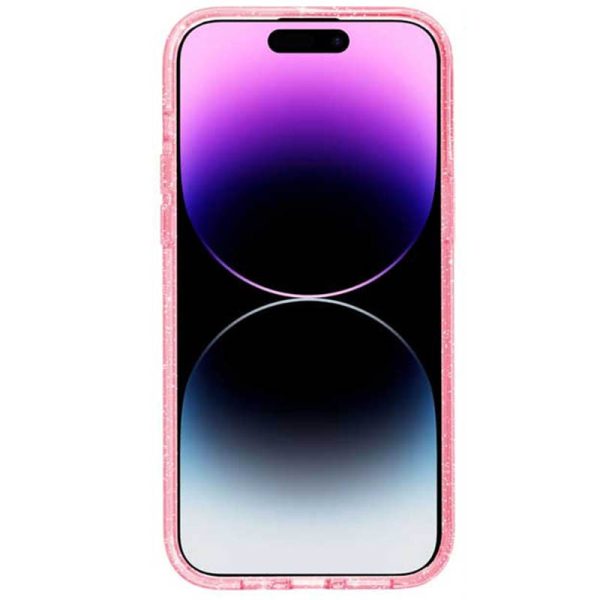 Чохол для iPhone 16 сіліконовий Galaxy Sparkle рожевий - Зображення 2
