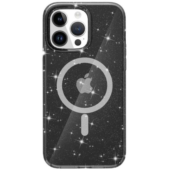 Чохол для iPhone 16 Pro сіліконовий Galaxy Sparkle чорний - Зображення 3