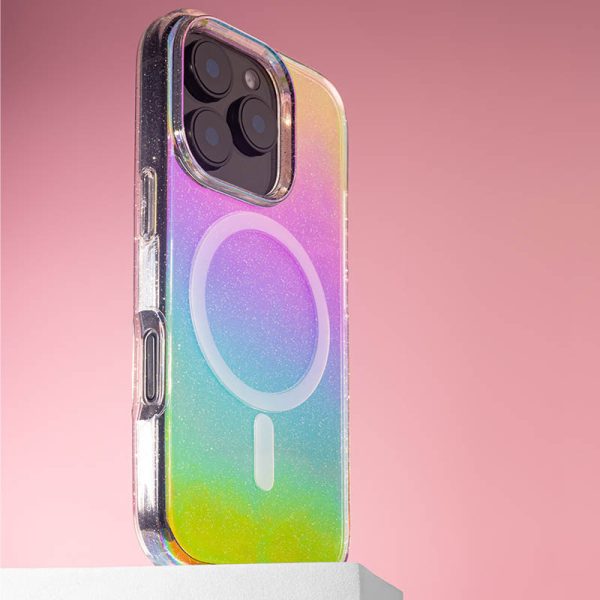 Чохол для iPhone 16 Pro Max сіліконовий Galaxy Sparkle срібний - Зображення 2