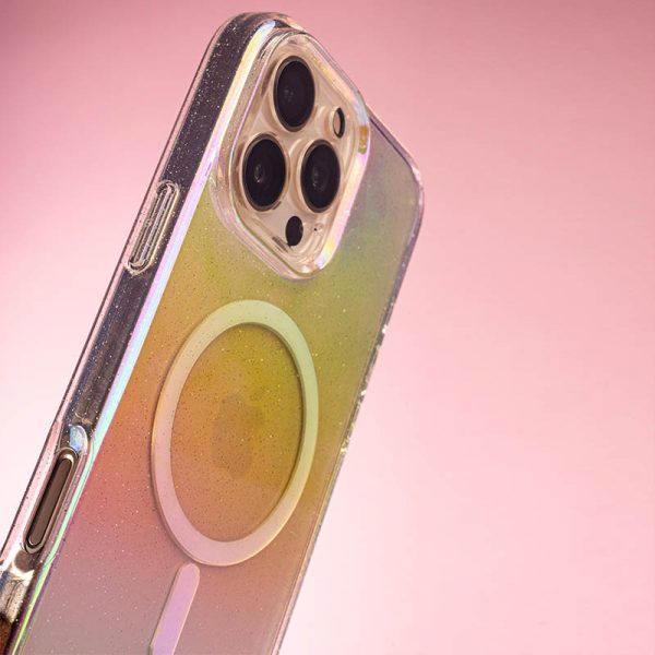 Чохол для iPhone 16 Pro Max сіліконовий Galaxy Sparkle срібний - Зображення 3