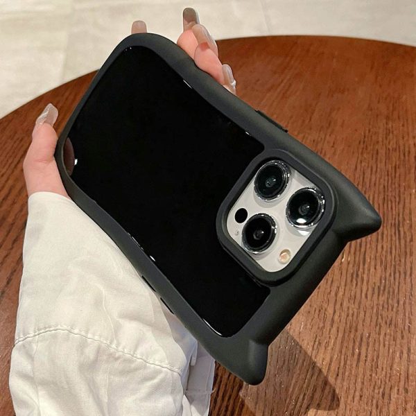 Чохол для iPhone 12 Pro з straps сіліконовий GETMAN Cat чорний - Зображення 7