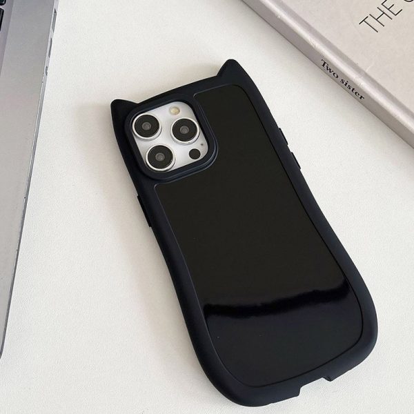 Чохол для iPhone 16 Pro з straps сіліконовий GETMAN Cat чорний - Зображення 4