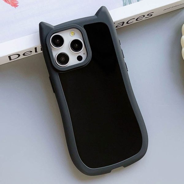 Чохол для iPhone 16 Pro з straps сіліконовий GETMAN Cat чорний - Зображення 6