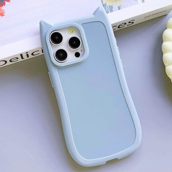 Чохол для iPhone 16 Pro Max з straps сіліконовий GETMAN Cat блакитний - Зображення 4
