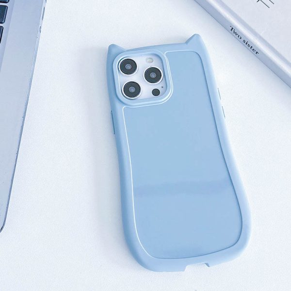 Чохол для iPhone 16 Pro Max з straps сіліконовий GETMAN Cat блакитний - Зображення 5