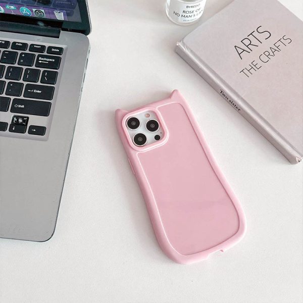Чохол для iPhone 16 Pro Max з straps сіліконовий GETMAN Cat рожевий - Зображення 4