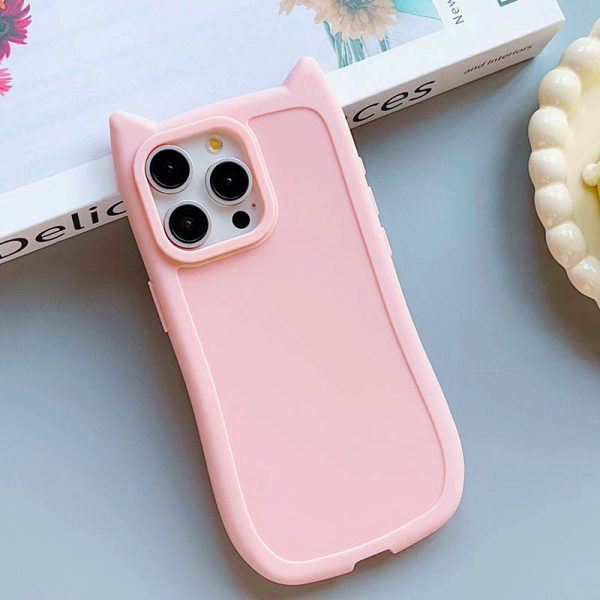 Чохол для iPhone 16 Pro Max з straps сіліконовий GETMAN Cat рожевий - Зображення 5