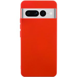 Чохол для Google Pixel 7 Pro сіліконовий GETMAN Liquid Silk червоний