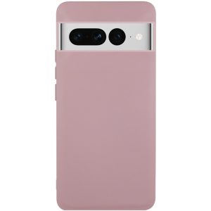 Чохол для Google Pixel 7 Pro сіліконовий GETMAN Liquid Silk рожевий