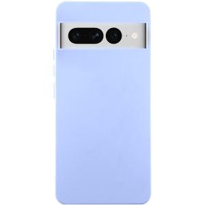 Чохол для Google Pixel 7 Pro сіліконовий GETMAN Liquid Silk бузковий