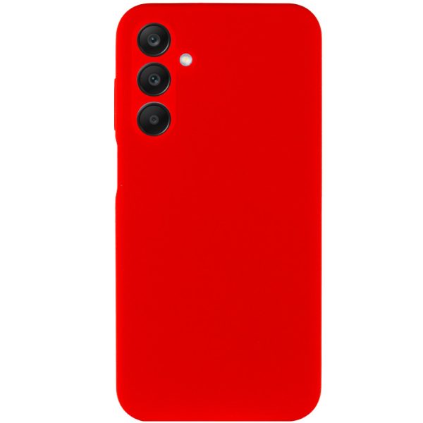 Чохол для Samsung Galaxy A05s сіліконовий GETMAN Liquid Silk Full Camera червоний - Зображення 2